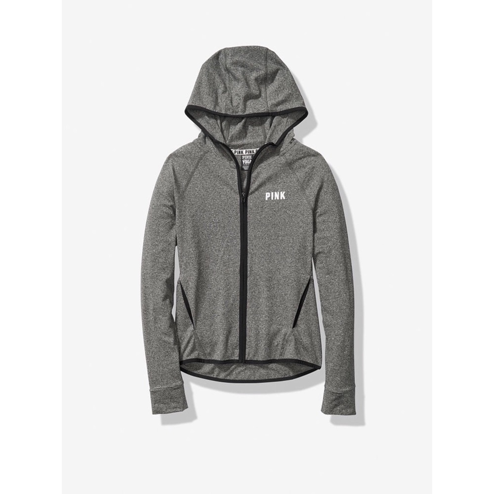 PINK Yoga Full Zip Hoodie